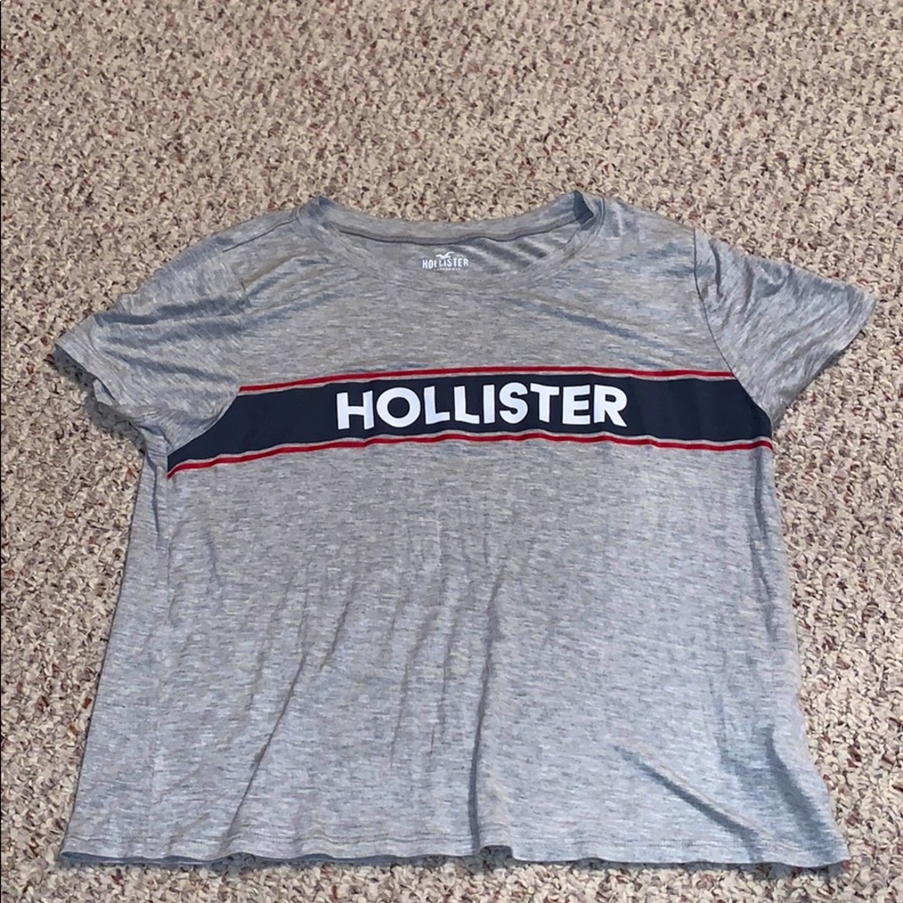 grey hollister short sleeve shirt size medium